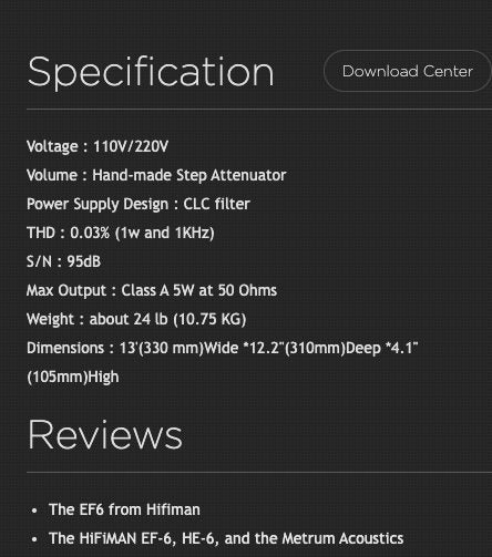 Hifiman EF6ser Headphone Amplifier Balanced XLR Brand New Carousel 3