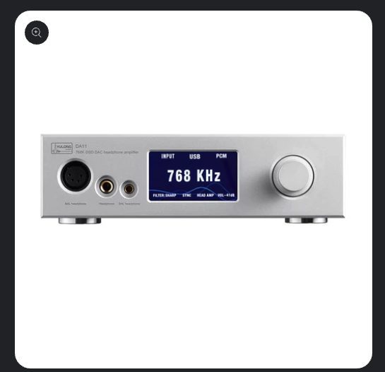 DAART DA11 Desktop DAC & Headphone Amplifier ES9038PRO FPGA (YULONG) Brand New Carousel 2