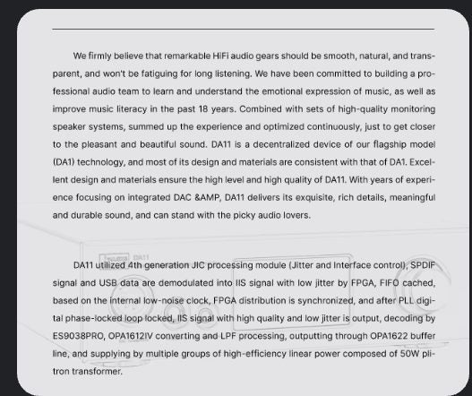 DAART DA11 Desktop DAC & Headphone Amplifier ES9038PRO FPGA (YULONG) Brand New Carousel 15
