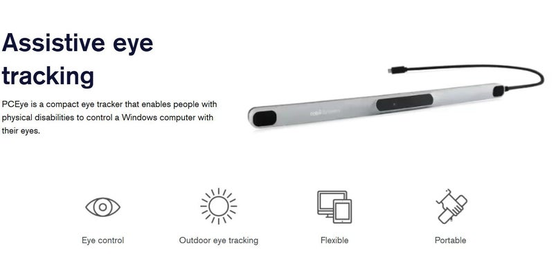 PCeye 5 Tobii Dynavox Eye movement eye tracker Like New (9.5/10 condition Carousel 1