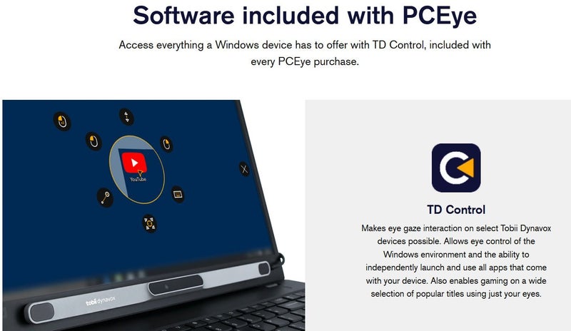 PCeye 5 Tobii Dynavox Eye movement eye tracker Like New (9.5/10 condition Carousel 2