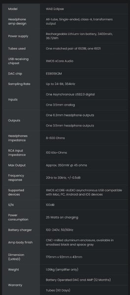 Woo Audio WA8 Eclipse Battery Operated DAC and Amp Like New condition bragain Carousel 9