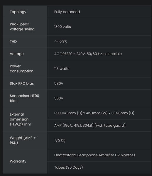 Woo Audio WES Electrostatic Headphone Amplifier Like New condition Carousel 10