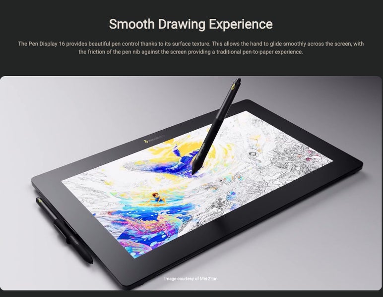 Xencelabs Pen Display 16 4K OLED Graphic Drawing Tablet with Stylus Brand New Carousel 2