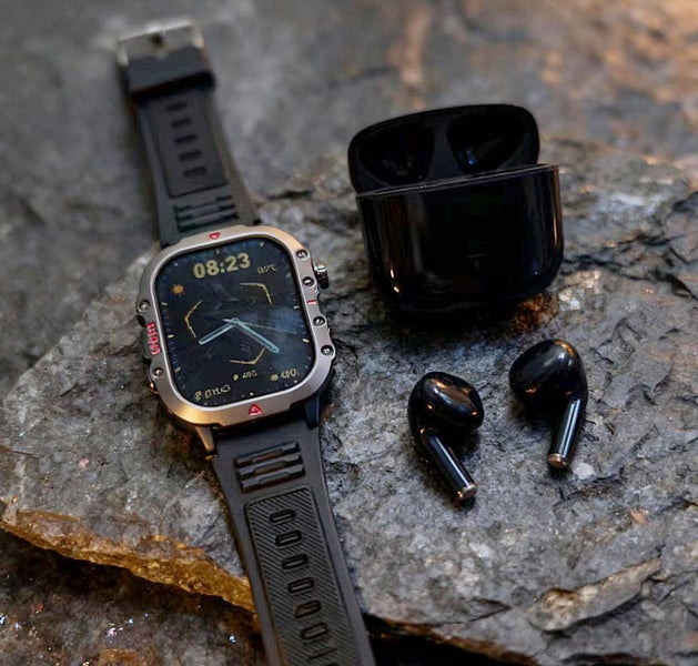 Fitness Smartwatch with Built-in Torch & Bluetooth Earphone MW41XYSE-264310772785922113