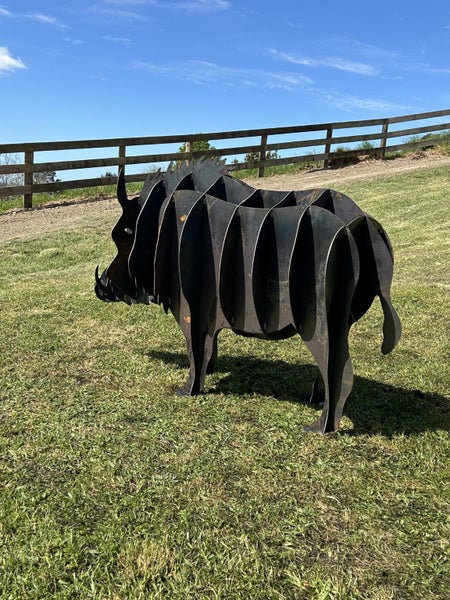 Wild Boar Metal Sculpture Carousel 2