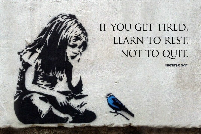 Framed $1 RESERVE 1 Panel Canvas Art Print - Banksy Carousel 1