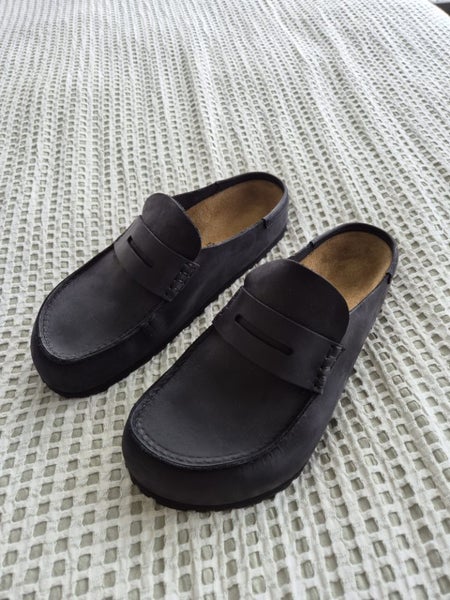 Birkenstock Naples Wrapped, Black Leather, Size 4564260098410369110