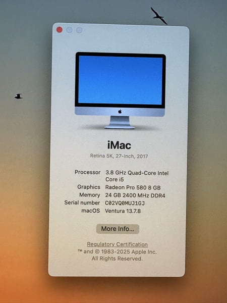 27-inch iMac 5K (3.8 GHz i5; 24GB DDR4 RAM; 2TB) with Extras Carousel 2