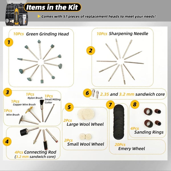 Mini Grinder 3.6V Rechargeable CLEARANCE Carousel 7