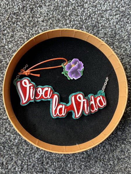 Viva la Vida - Erstwilder Frida Kahlo necklace Carousel 1