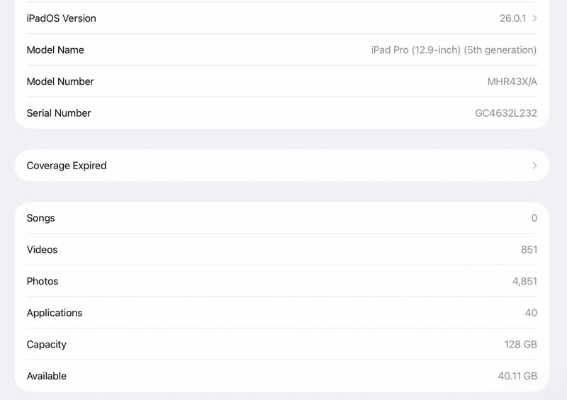 Apple IPad Pro 12.9 Gen 5 $1 No Reserve64262070215939112