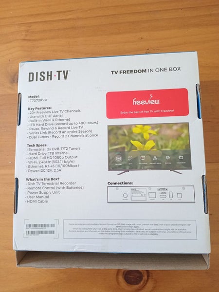 “FREEVIEW” DISH TV- MODEL T7070PV -Dual Tuner Terrestrial Recorder Carousel 2
