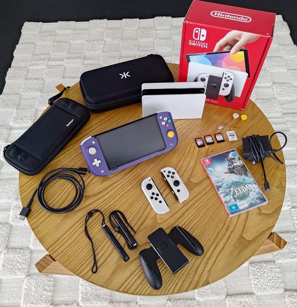 Nintendo Switch OLED + Limited edition Nitro Deck and 4 games64262244187649110