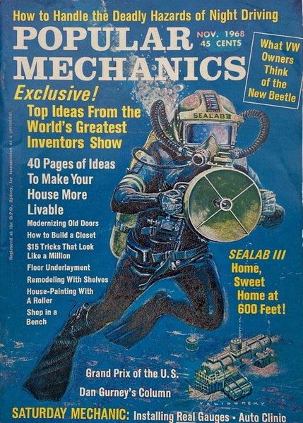 POPULAR MECHANICS MAGAZINE: Vol. 130, No. 3 - November 1968 Carousel 1