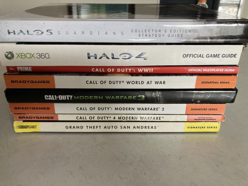 Game Strategy Guides - Halo, Call of Duty, GTA64262575376769113