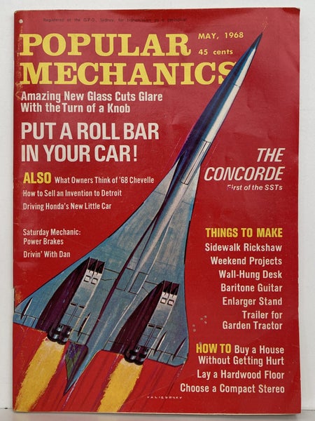POPULAR MECHANICS MAGAZINE: Vol. 129, No. 3 - May 1968 Carousel 2