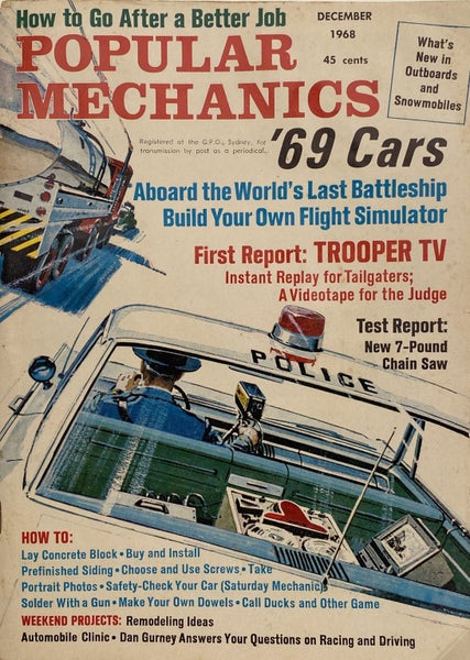 POPULAR MECHANICS MAGAZINE: Vol. 130, No. 4 - December 1968 Carousel 1