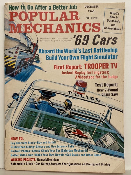 POPULAR MECHANICS MAGAZINE: Vol. 130, No. 4 - December 1968 Carousel 2