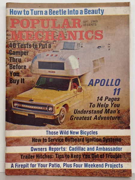 POPULAR MECHANICS MAGAZINE: Vol. 132, No. 1 - September 1969 Carousel 2