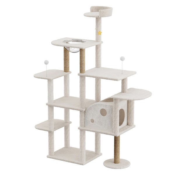 Pawz Cat Tree Tower Large Scratcher Condo House 172Cm Carousel 1