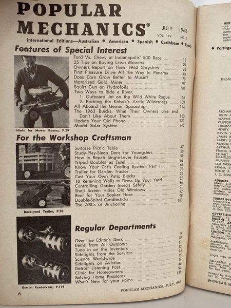 POPULAR MECHANICS - July 1963 Carousel 4