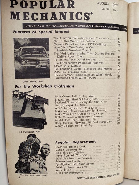 POPULAR MECHANICS - August 1963 Carousel 4