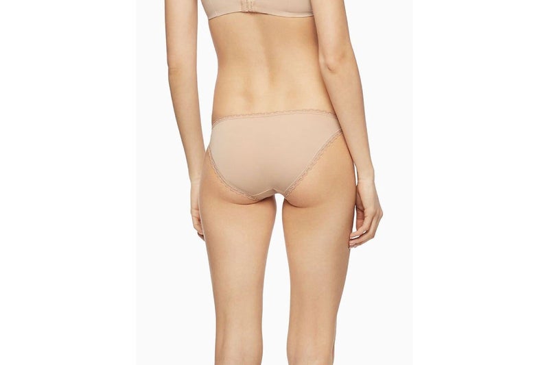 Calvin Klein Women's Flirty Bikini (Bare, Size XL) Carousel 2
