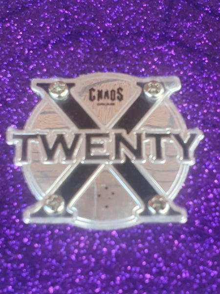 CHAOS Twenty X 14x6.5 20-Ply Snare Drum – Purple Sparkle Lacquer64263768610690112