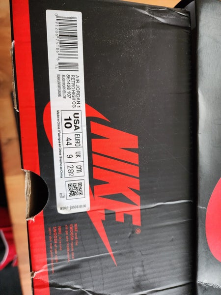 USA 10 Nike Air Jordan 1 Retro High OG Not For Resale64418085728257114