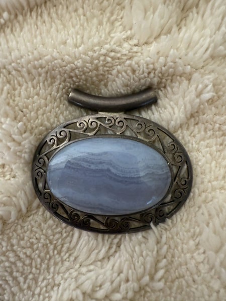 Blue Lace Agate Carousel 1