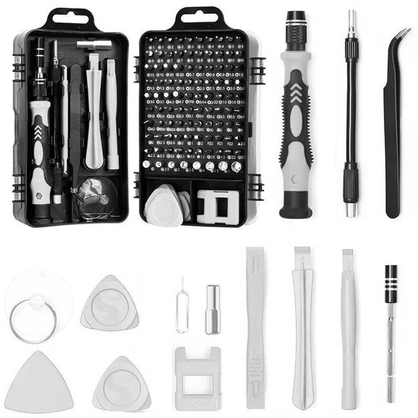Elosung Gray 115 In Precision Screwdriver Tool Kit For Electronics And Diy Repai Carousel 1
