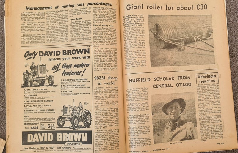 The New Zealand Farmer Magazine Feb 16 1961 Carousel 2