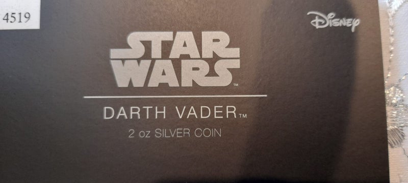 Beautiful Star Wars Darth Vader 2017 Niue 2oz Silver Coin Carousel 7