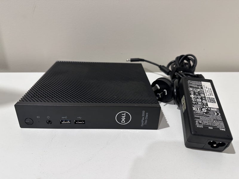 $1 Res Dell OptiPlex 3000 Thin Client - Intel Silver N6005 128GB 8GB Ram WiFi 6E64265504946433110