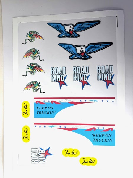 Fun Ho! Giant Truck Body Stickers Gang Sheet of 16 Decals. Carousel 1