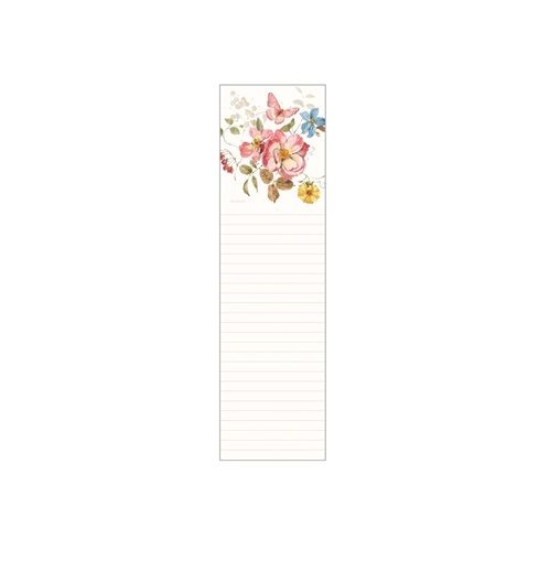 Legacy List Pad Pink Butterfly Ruled Tear Off Pages Magnetic Carousel 1