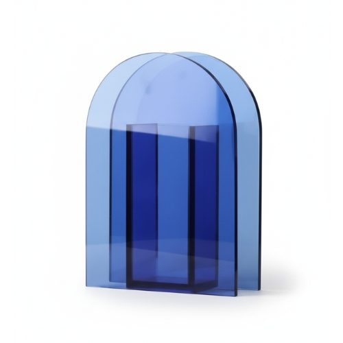 Tanaka Large Blue Arch Decorative Vase Carousel 1