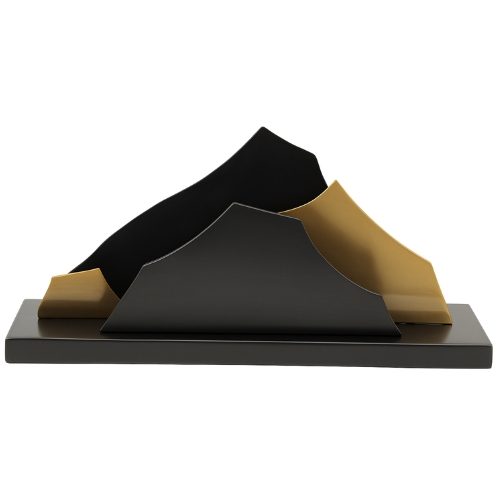 Tanamanlo Abstract Gold-Black Mountain Decorative Ornament Carousel 1