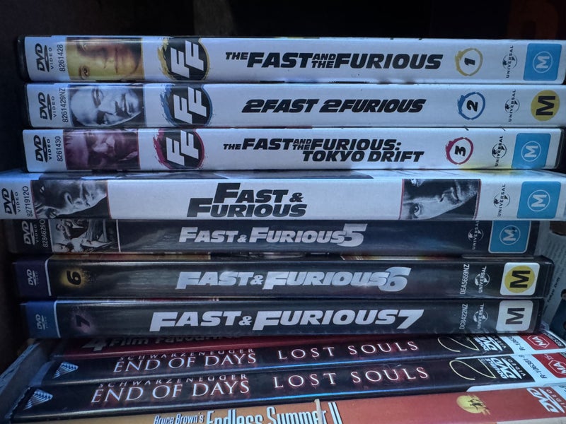 Fast & Furious 1 - 7 Collection DVD Carousel 1
