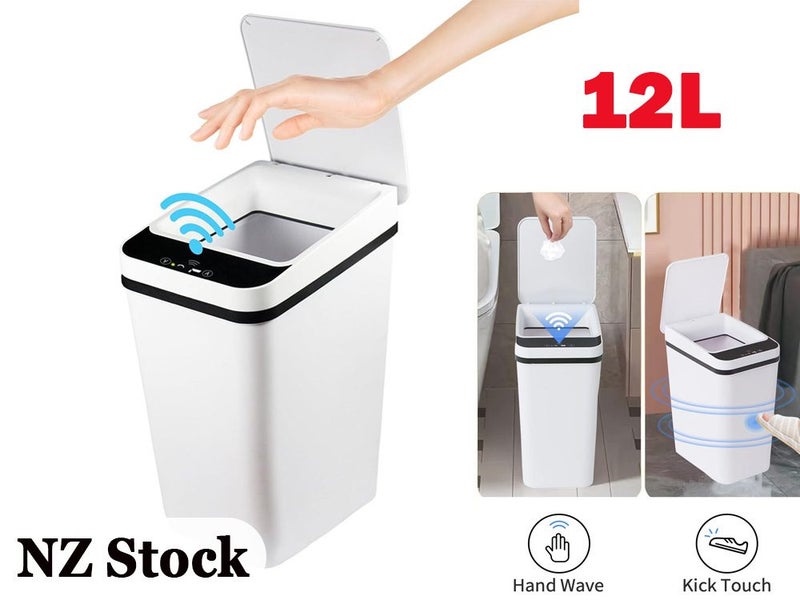 12L Smart Trash Can NZ Local Buy Carousel 1