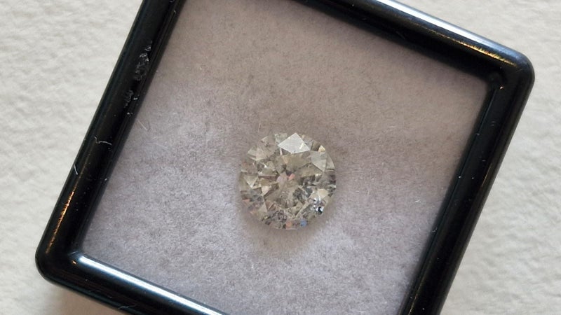 $1 RES * Valuation $12,745.00 * 1.50ct Round Large WHITE Diamond Loose IGL CERT64271254128387114