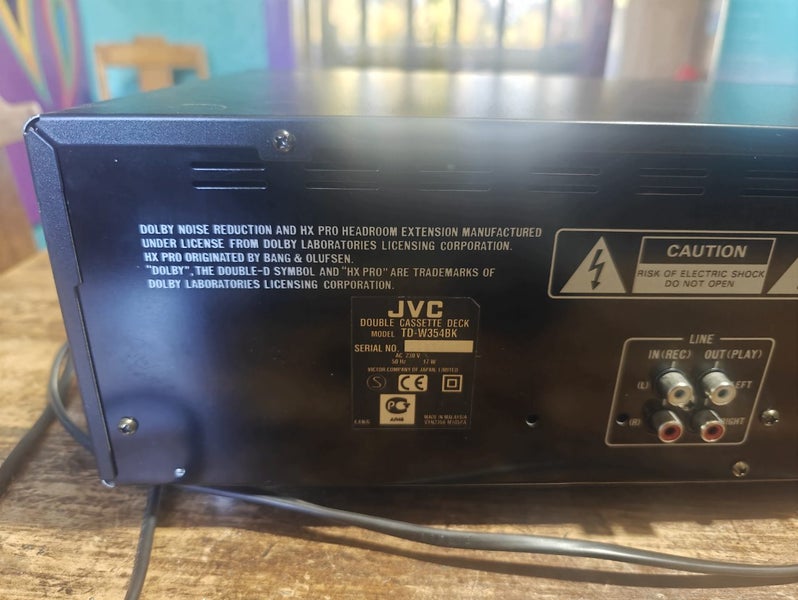 JVC (TD-W354) double cassette tape deck recorder player64271458394241112