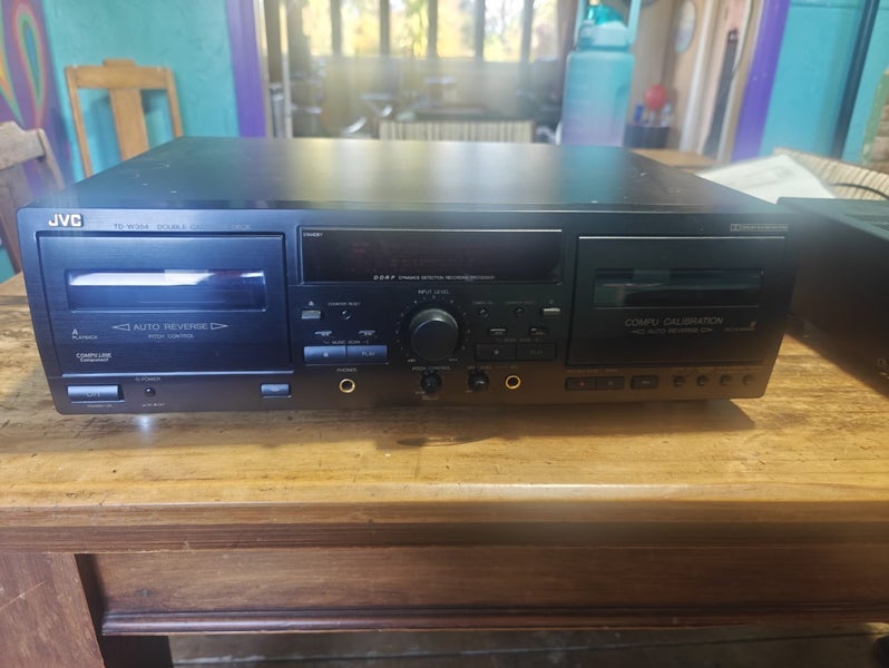 JVC (TD-W354) double cassette tape deck recorder player64271458394241110