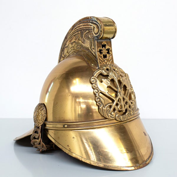 Genuine Brass Firefighter Helmet64272022226819114