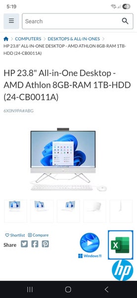 All in one Desk top computer64271815708546110