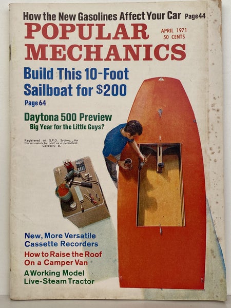 POPULAR MECHANICS MAGAZINE: Vol. 135, No. 2 - April 1971 Carousel 2