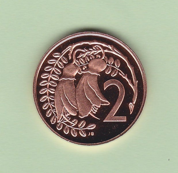 NZ - Proof - 1987 Two Cent - Kowhai Carousel 1