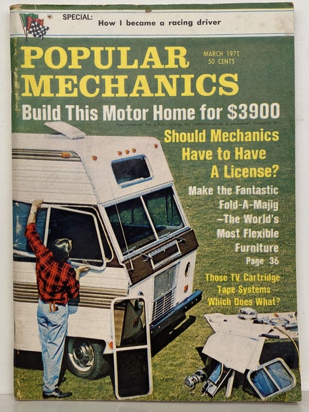 POPULAR MECHANICS MAGAZINE: Vol. 135, No. 1 - March 1971 Carousel 2