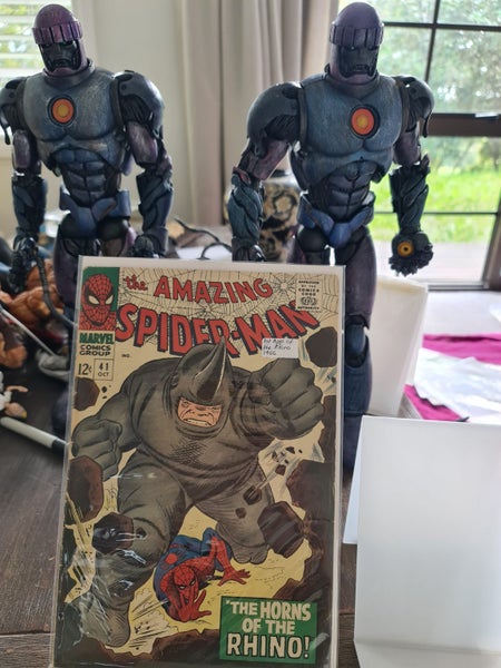 amazing spider 43 first rhino classic vg 196664817807877762113